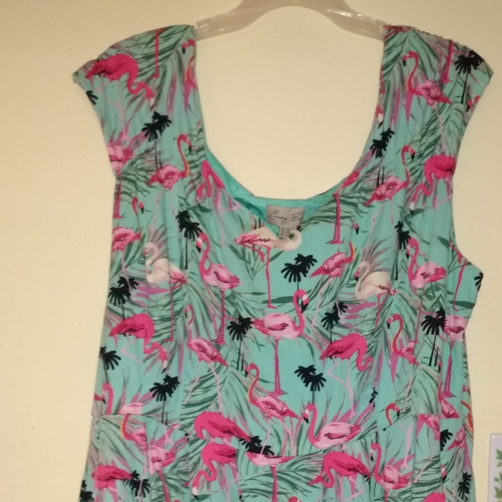 Lindy Bop Flamingo Dress